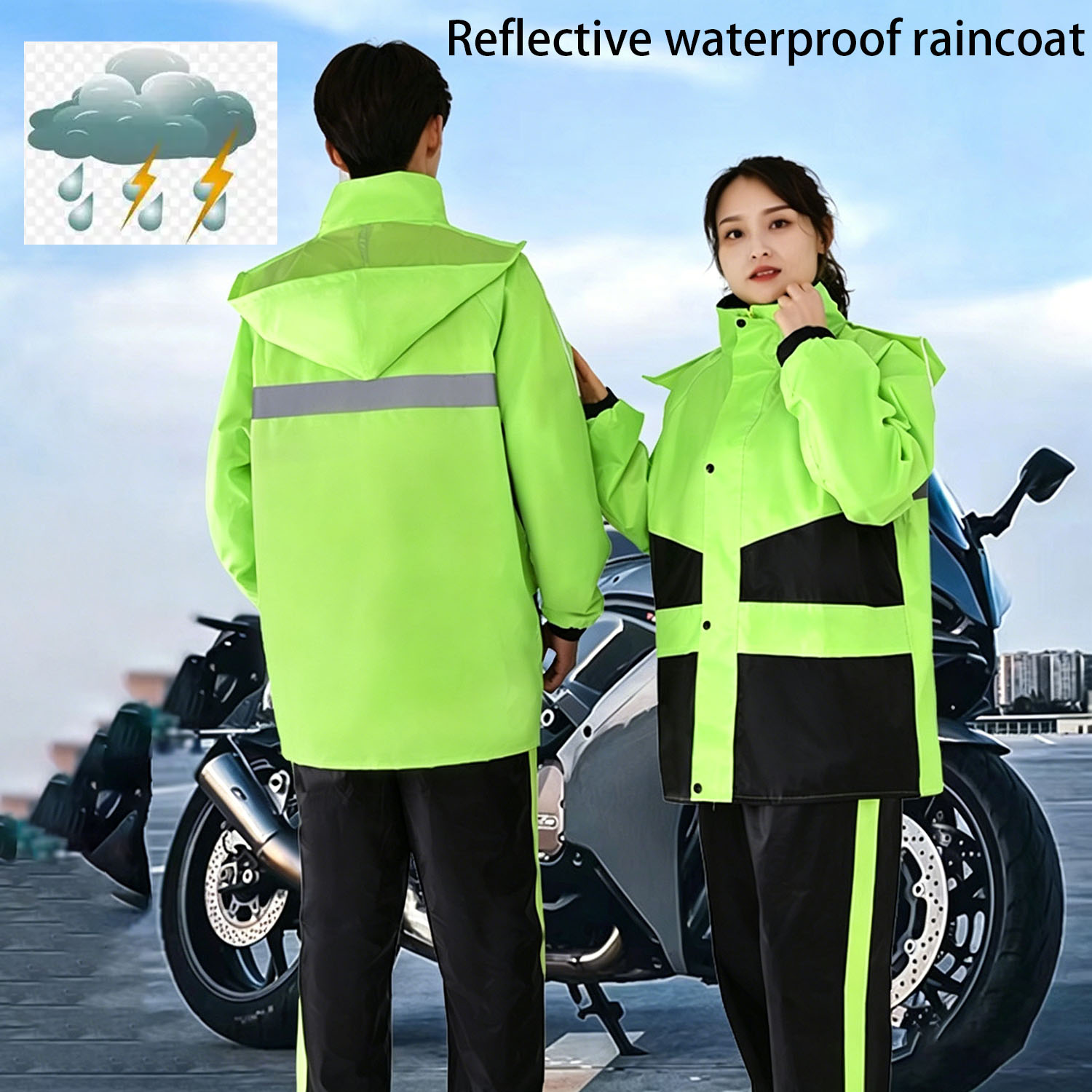 Motorcycle Gear Rain - Jas Hujan Sepeda Motor Pria Wanita