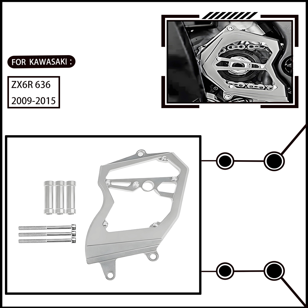Motorcycle Gear Essentials - Cocok untuk Kawasaki ZX-6R 636 09-15