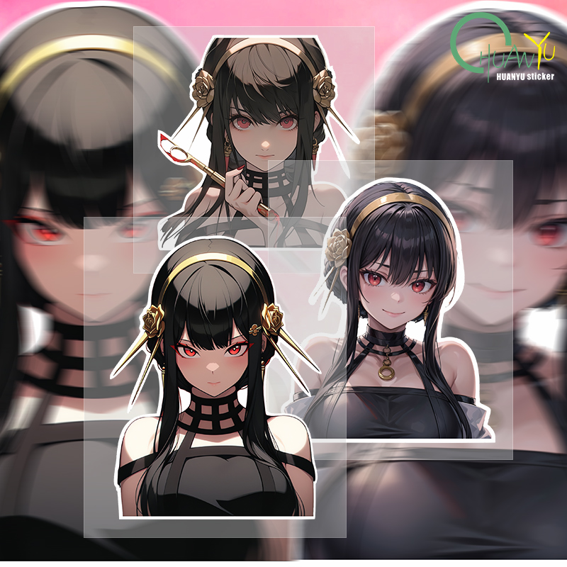 Motorcycle Gear Hub - Anime mata-mata, avatar gadis cantik, stiker