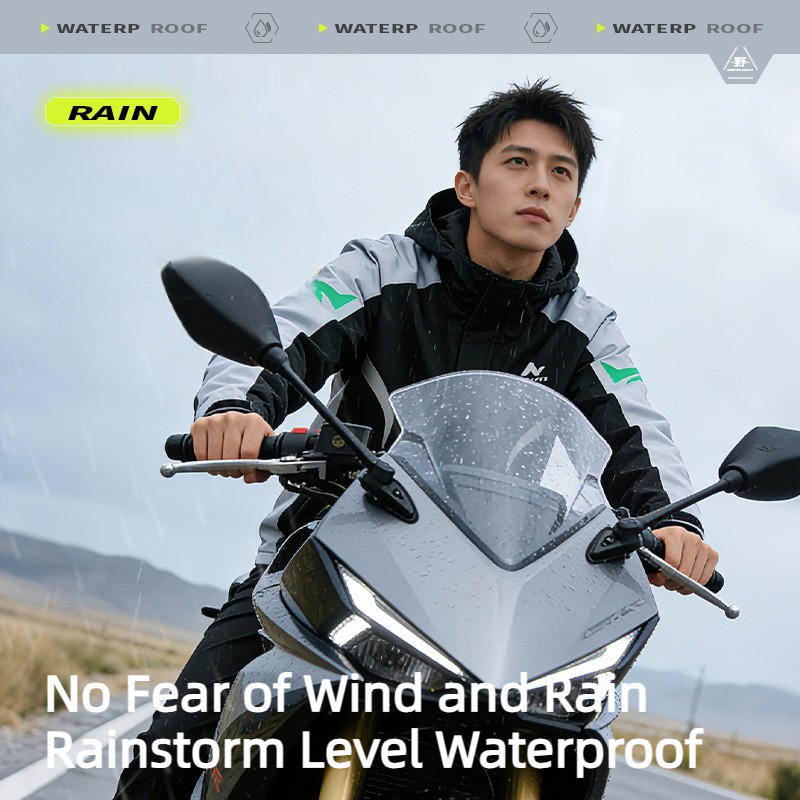 Motorcycle Gear Rain - Setelan Jas Hujan Motor Pria Anti