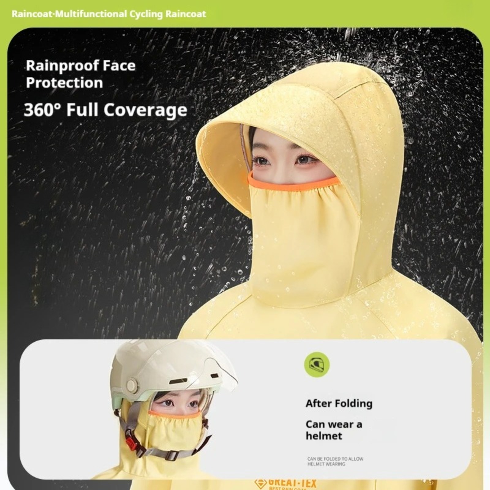 Jas Hujan Anti Air untuk Berse - Motorcycle Gear Rain ulasan dan harga