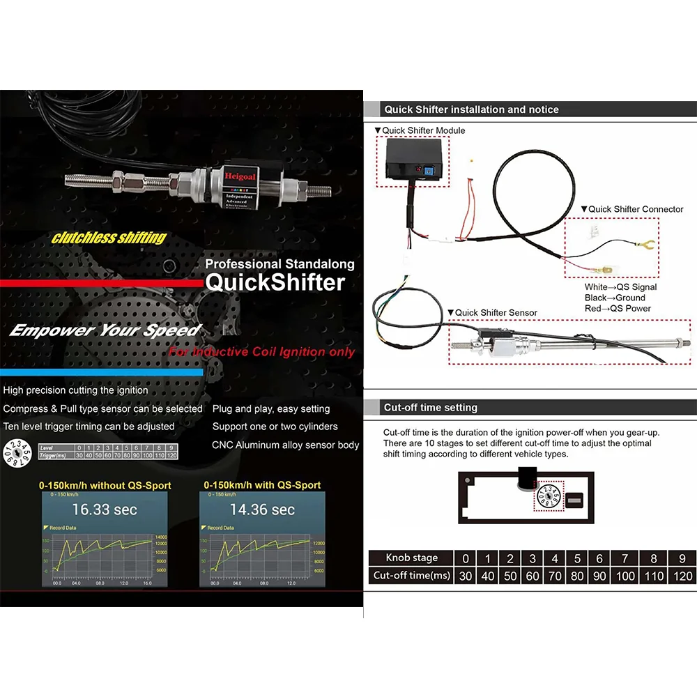 Aksesoris Motor Quickshifter S - Motorcycle Gear Zone ulasan dan harga