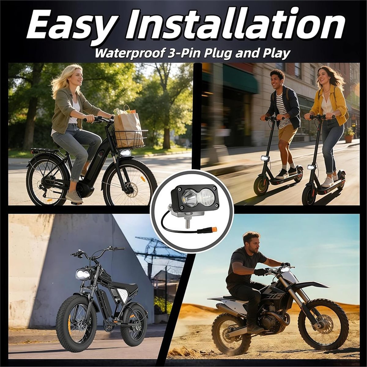 Lampu Sorot LED PHONE&GEAR 3 i - Motorcycle Gear Manufacturers ulasan dan harga