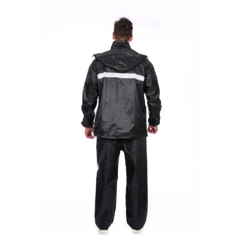 Jas hujan motor hitam dewasa,  - Motorcycle Gear Rain ulasan dan harga