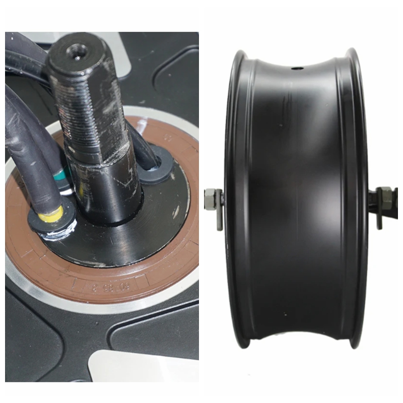 Motor QS 12000W 17X6.0 Inci V4 - Motorcycle Gear Hub ulasan dan harga