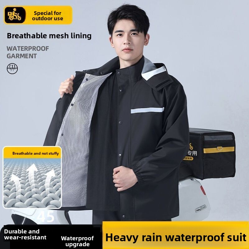 Set Jas Hujan Reflektif Tahan  - Motorcycle Gear Rain ulasan dan harga