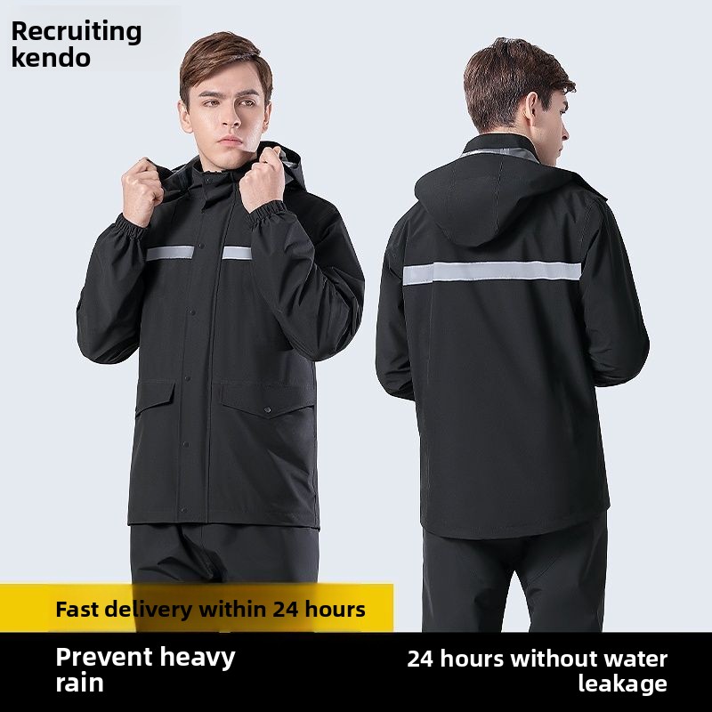 Set Jas Hujan Reflektif Tahan  - Motorcycle Gear Rain ulasan dan harga