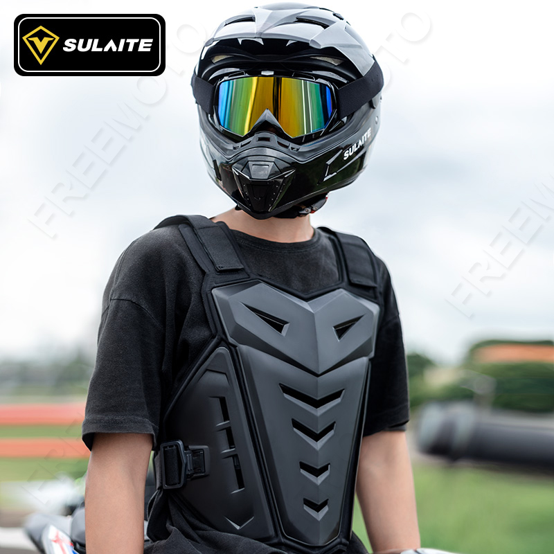 SULAITE jaket motor Motocross, - Chest Protector Armor ulasan dan harga