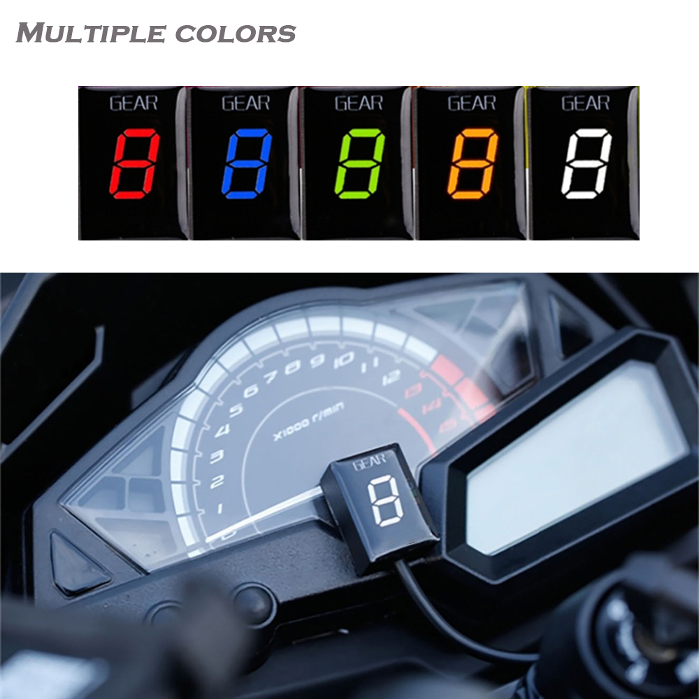 Indikator roda gigi sepeda mot - Gear Indicator Display ulasan dan harga