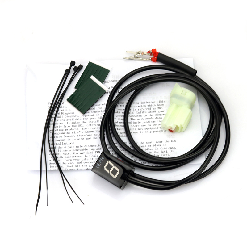 Indikator roda gigi sepeda mot - Gear Indicator Display ulasan dan harga