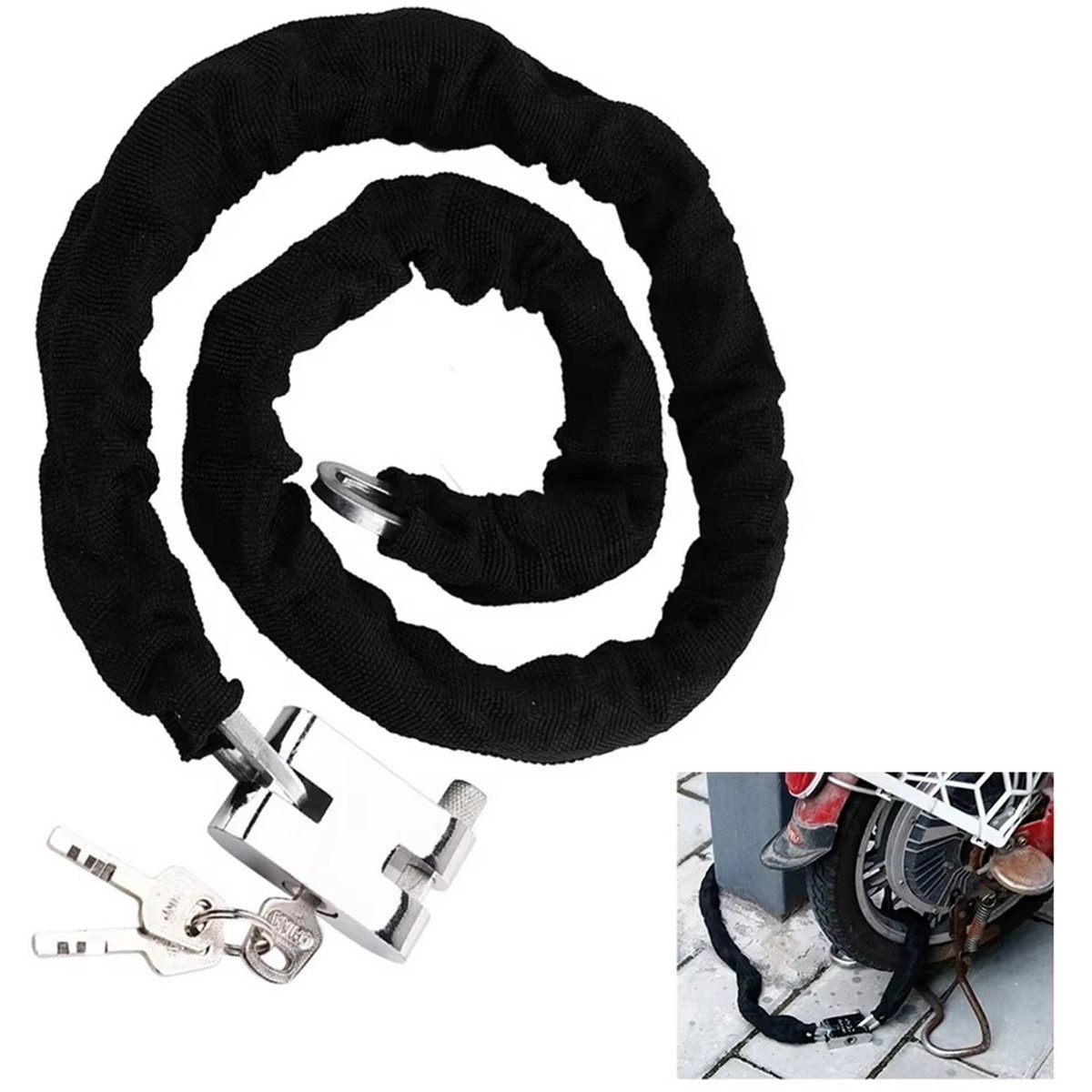 Gembok Rantai Sepeda Motor PHO - Motorcycle Gear Manufacturers ulasan dan harga